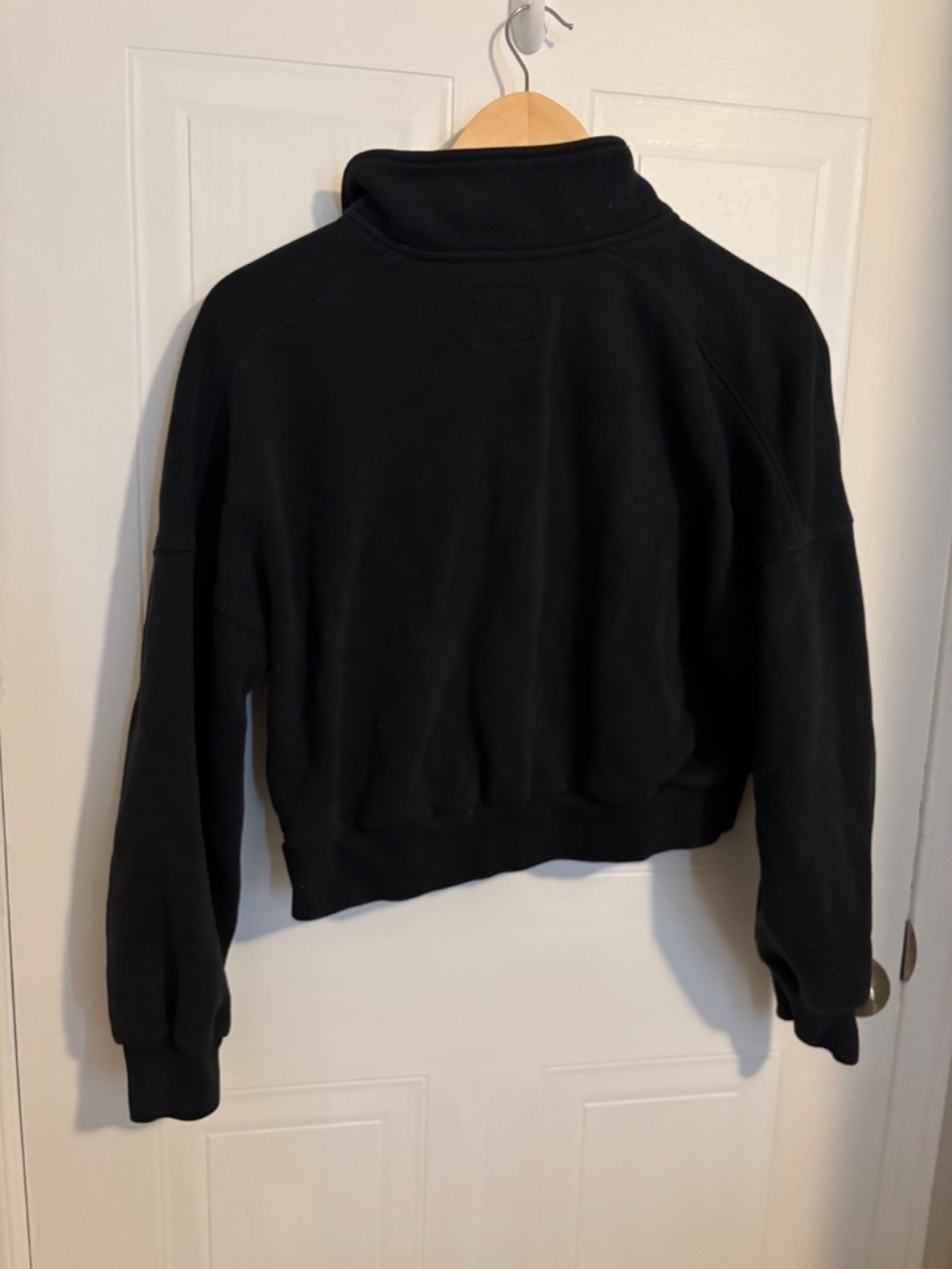 Abercrombie Quarter Zip Black Sweater S - Picture 2 of 3